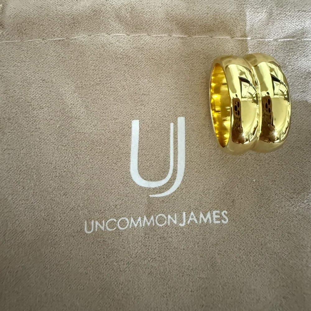 Uncommon James Gold Stacked Ring never worn